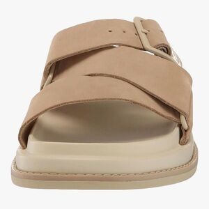 Chaco Women's Neutral Tan Leather Slide Sandals